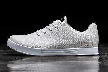 White Nobull Canvas Men's Trainers | CA D1259F